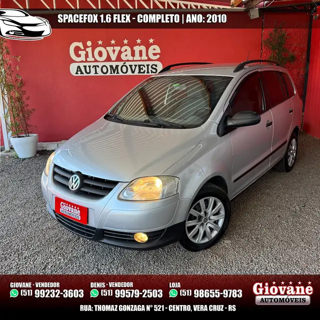 Carro Volkswagen SpaceFox 2010 Trend 1.6 8V (Flex)