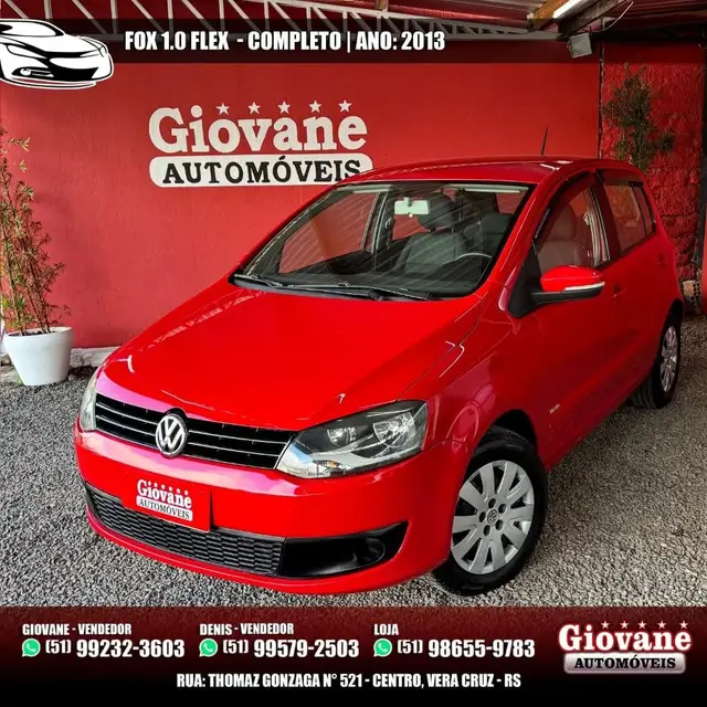 Carro Volkswagen Fox 2013 1.0 TEC (Flex) 2p