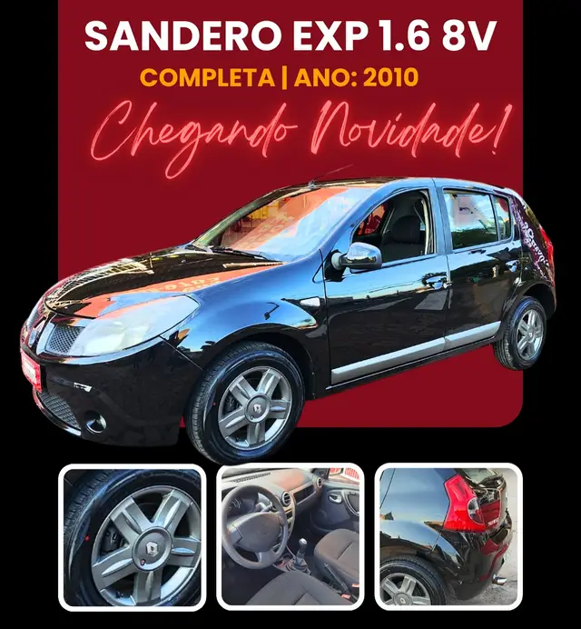 Carro Renault Sandero 2010 Expression 1.6 8V (flex)
