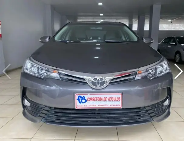 Carro Toyota Corolla 2018 1.8 Dual VVT GLi Multi-Drive (Flex)