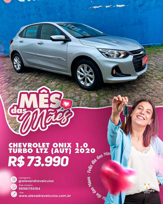 Carro Chevrolet Onix 2020 LTZ 1.0 Turbo (Flex) (Aut)