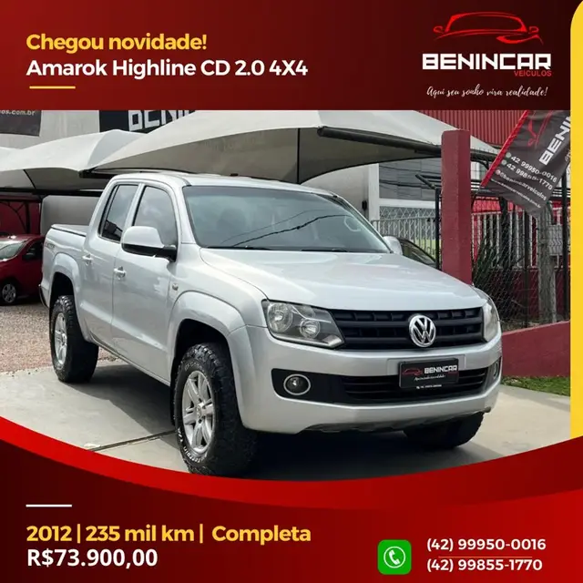 Carro Volkswagen Amarok 2012 2.0 TDi AWD