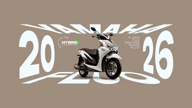 Moto Yamaha Fluo 2026 Hybrid Connected