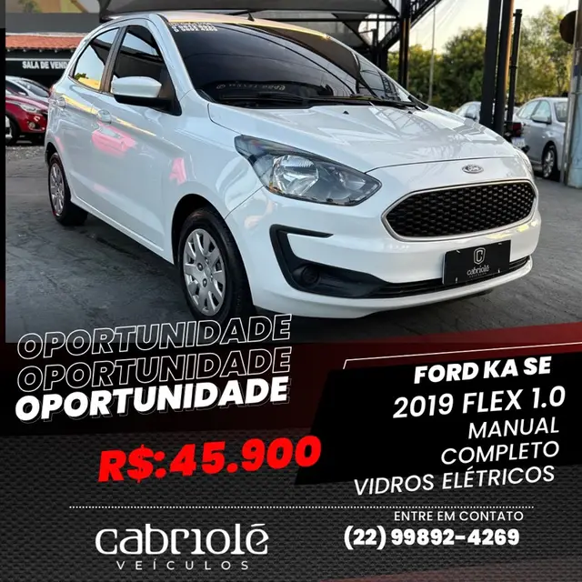Carro Ford Ka 2019 1.0 SE (Flex)