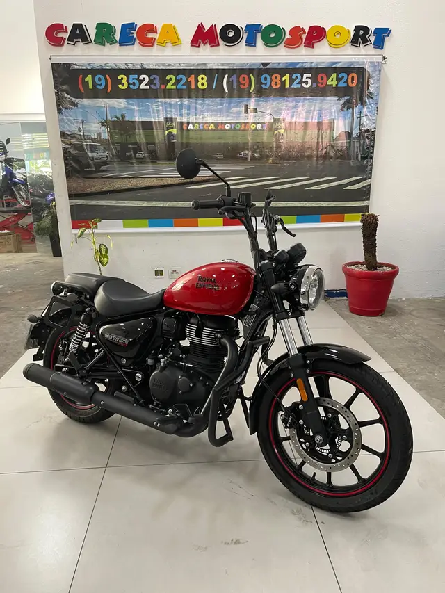 Carro Royal Enfield Meteor 350 2022 350 FIREBALL RED