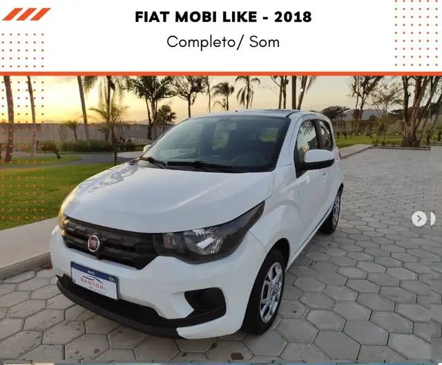 Carro Fiat Mobi 2018 Like 1.0
