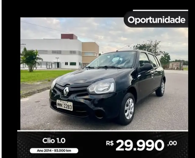 Carro Renault Clio 2014 Expression 1.0 16V (Flex)