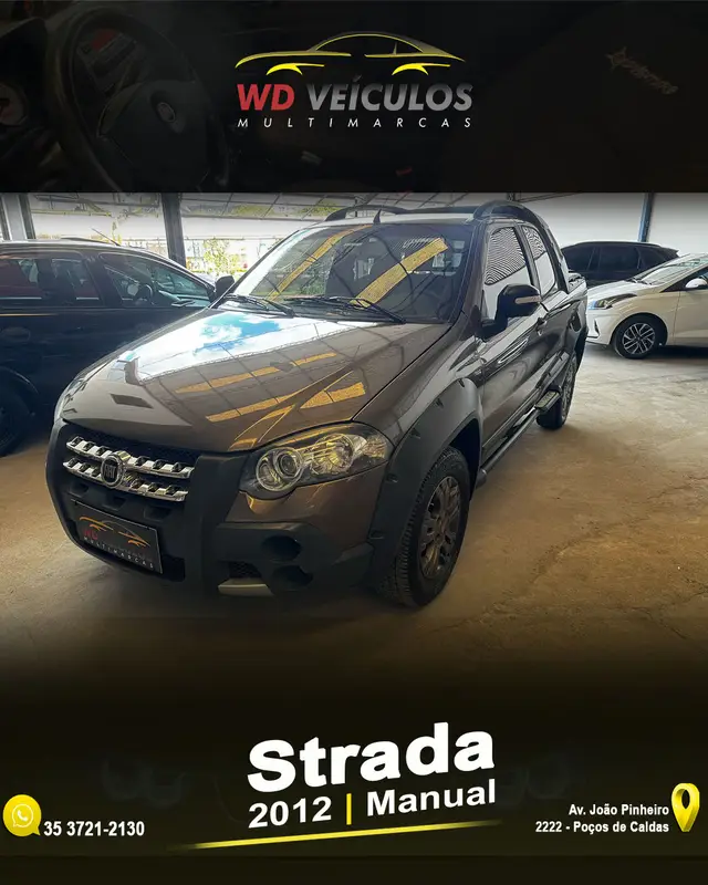 Carro Fiat Strada 2012 Adventure 1.8 16V Dualogic (Flex) (Cabine Dupla)