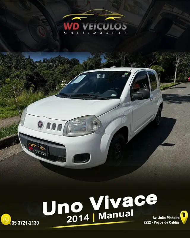 Carro Fiat Uno 2014 Vivace 1.0 8V (Flex) 2p