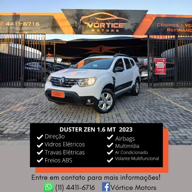 Carro Renault Duster 2023 Zen 1.6 16V (Flex)