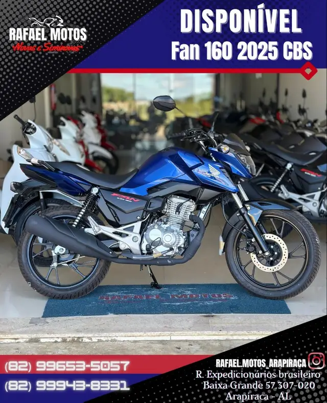 Carro Honda CG 160 2025 Fan
