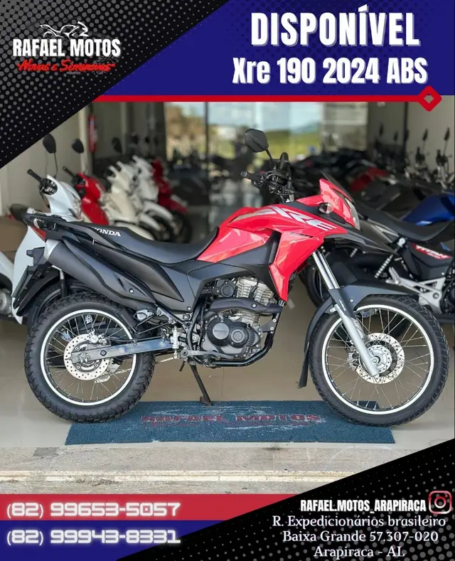Moto Honda XRE 190 2024 ABS