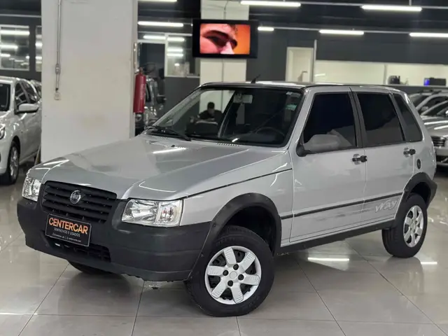 Carro Fiat Uno Mille 2008 Fire 1.0 (Flex) 4P