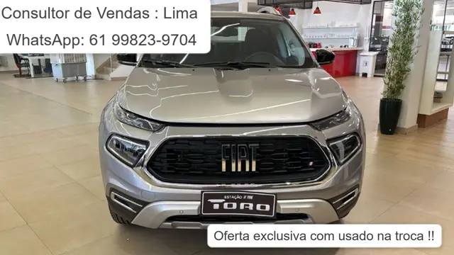 Carro Fiat Toro 2025 Volcano 1.3 Turbo 270