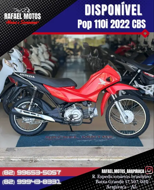 Carro Honda Pop 110i 2022 110i