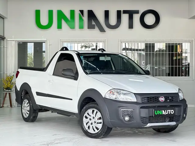 Carro Fiat Strada 2017 Hard Working 1.4 (Flex) (Cabine Simples)