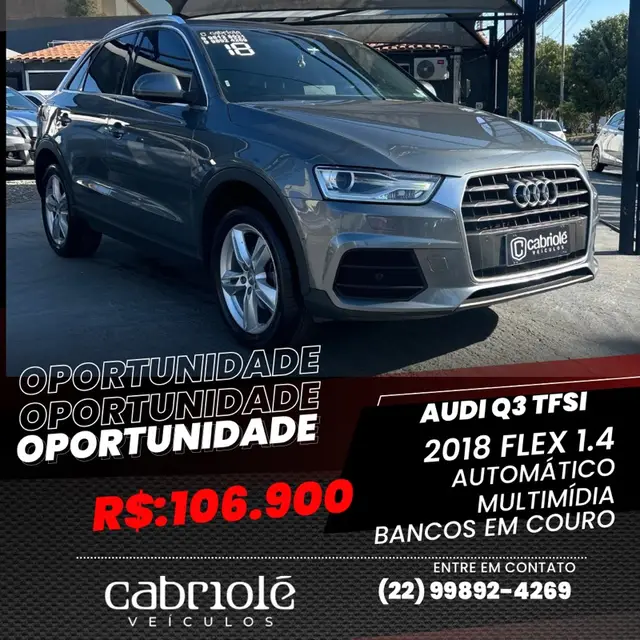 Carro Audi Q3 2018 1.4 TFSI Ambiente S Tronic