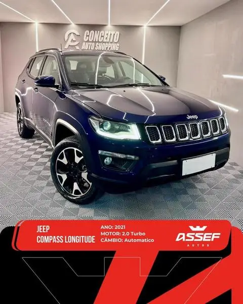 Carro Jeep Compass 2021 2.0 TDI Longitude 4x4 (Aut)