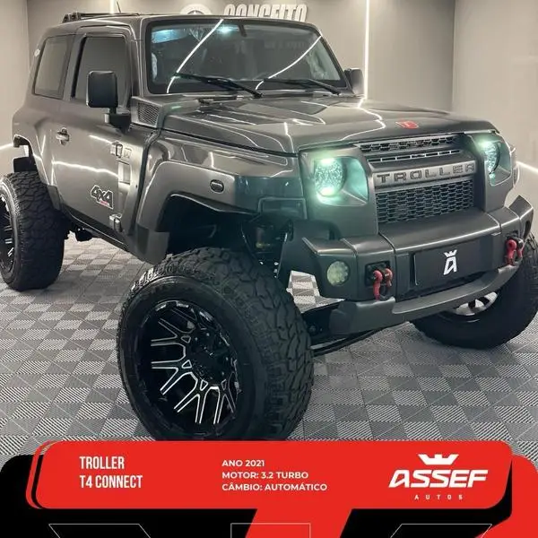 Carro Troller T4 2021 Connect 4x4 3.2 Tdi Cap.Rig.Diesel Automático.