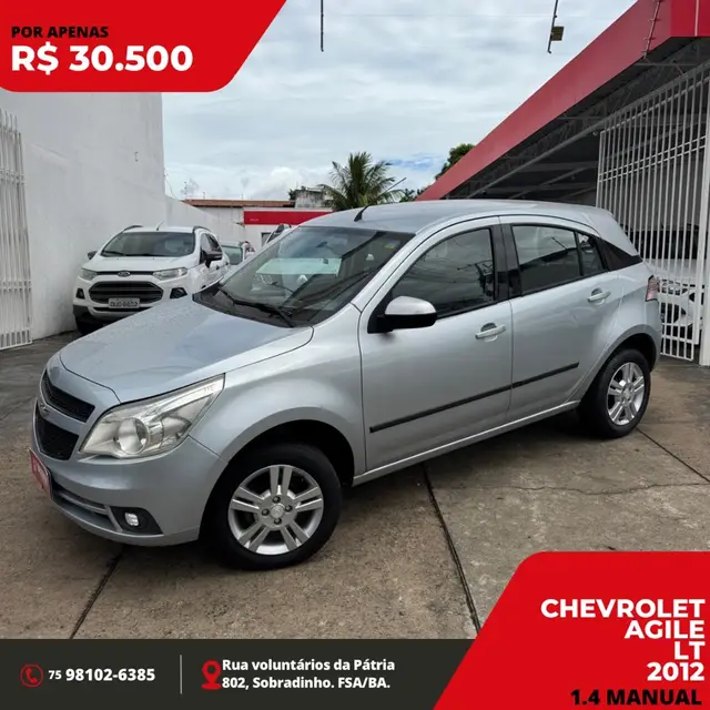 Carro Chevrolet Agile 2012 LT 1.4 8V (Flex)