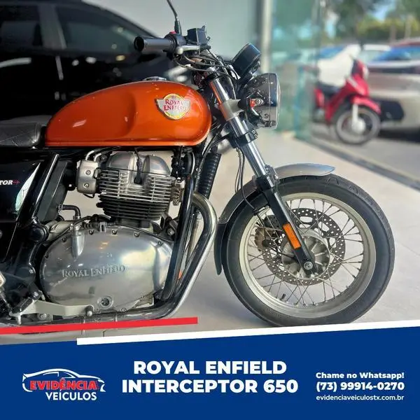Carro Royal Enfield Interceptor 2020 650 (ABS)