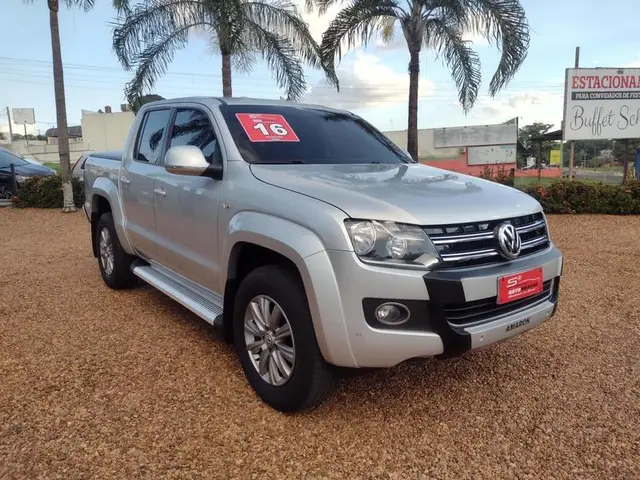 Carro Volkswagen Amarok 2016 2.0 CD 4x4 TDi Highline (Aut)