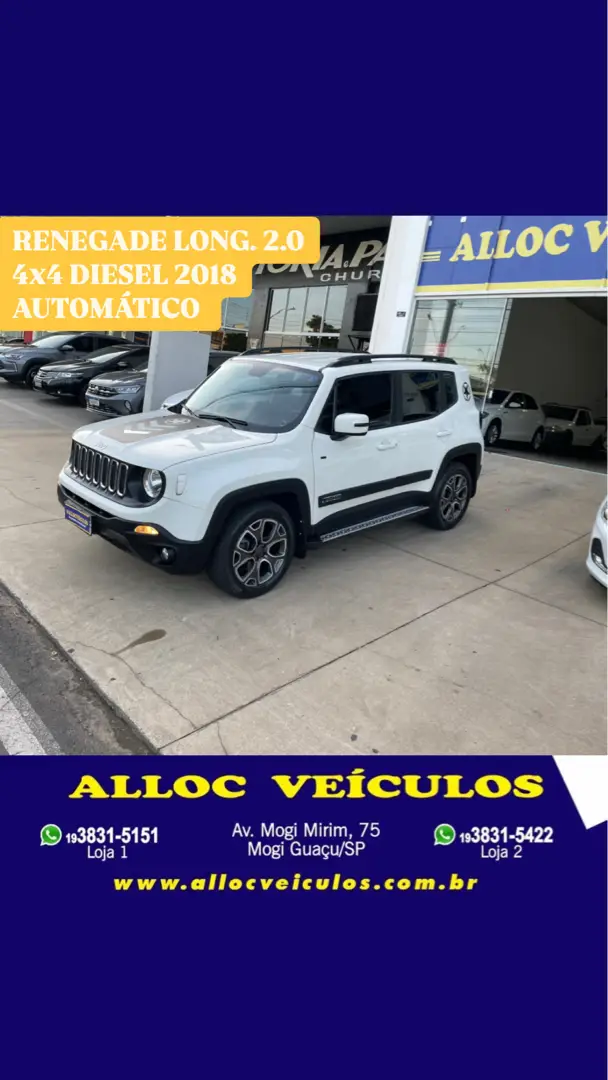 Carro Jeep Renegade 2018 Longitude 2.0 TDI 4x4 (Aut)