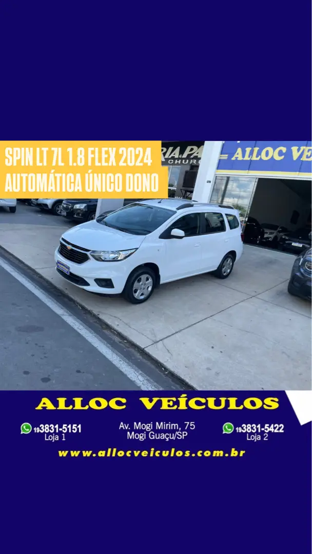 Carro Chevrolet Spin 2024 LT 1.8 (Aut.)