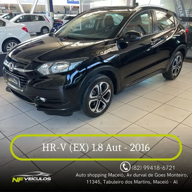 Carro Honda HR-V 2016 EX CVT 1.8 I-VTEC FlexOne