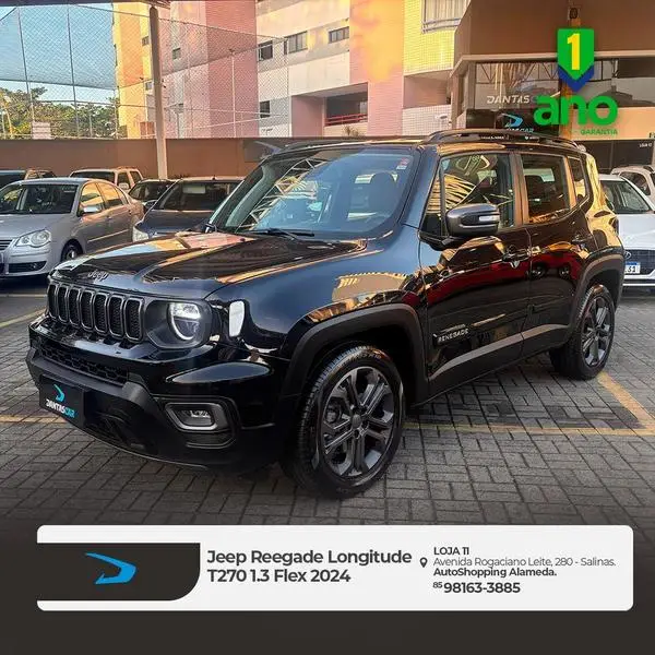 Carro Jeep Renegade 2024 Longitude T270 1.3 Turbo 4x2