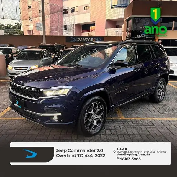 Carro Jeep Commander 2022 Overland TD380 Diesel 4x4 (Aut)