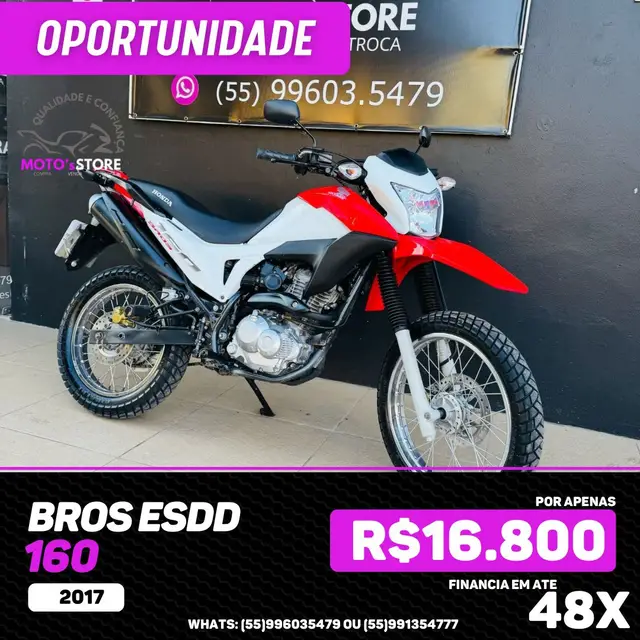 Carro Honda NXR 160 2017 Bros ESDD