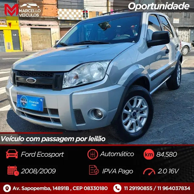 Carro Ford EcoSport 2009 Ecosport XLS 2.0 16V (Flex) (Aut)