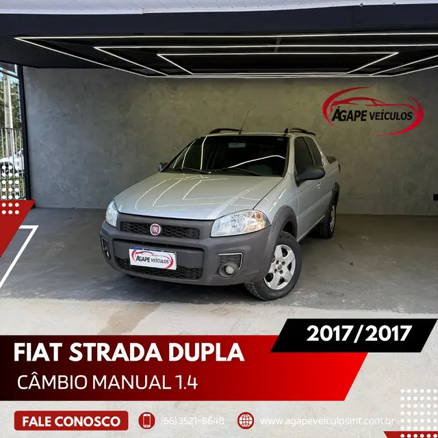 Carro Fiat Strada 2017 Hard Working 1.4 (Flex) (Cabine Dupla)