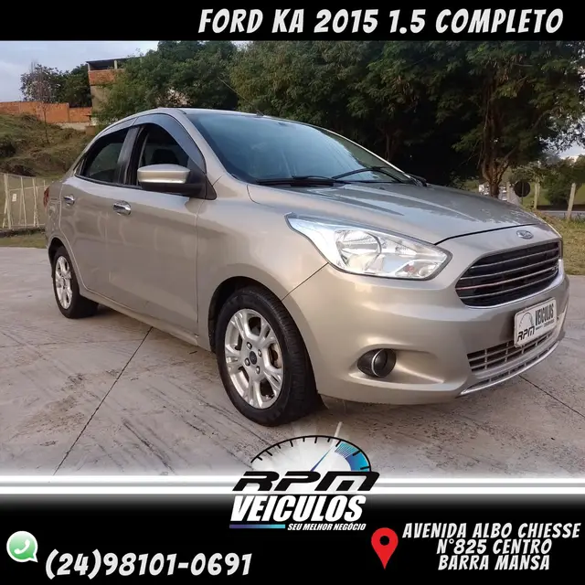 Carro Ford Ka Sedan 2015 SEL 1.5 16v (Flex)