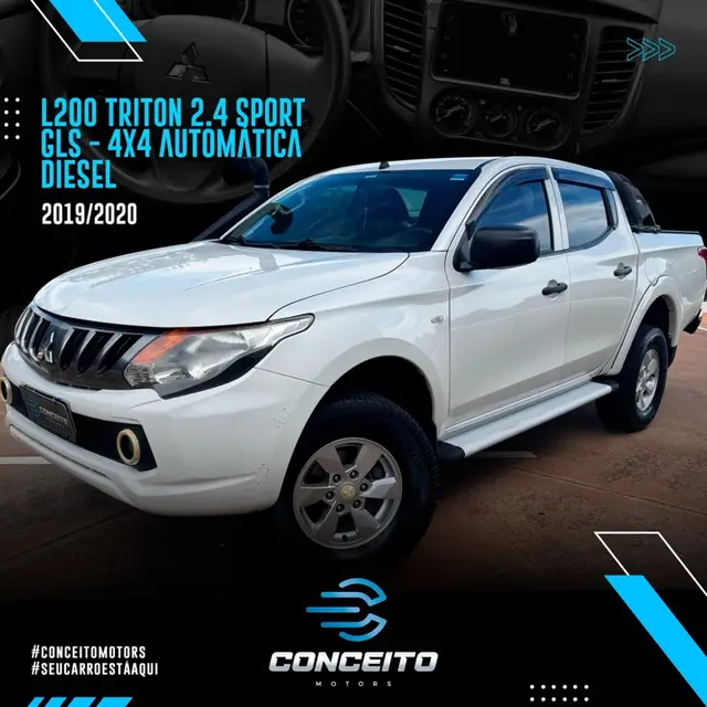Carro Mitsubishi L200 Triton Sport 2020 Sport 2.4 GLS 4WD (Aut)
