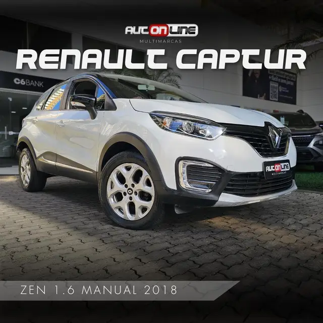 Carro Renault Captur 2018 Zen 1.6 16v SCe (Flex)