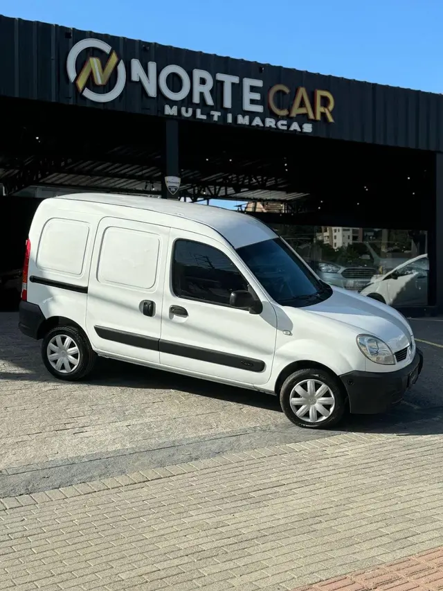 Carro Renault Kangoo Express 2009 1.6 16V Hi-Flex (com porta lateral corr.)