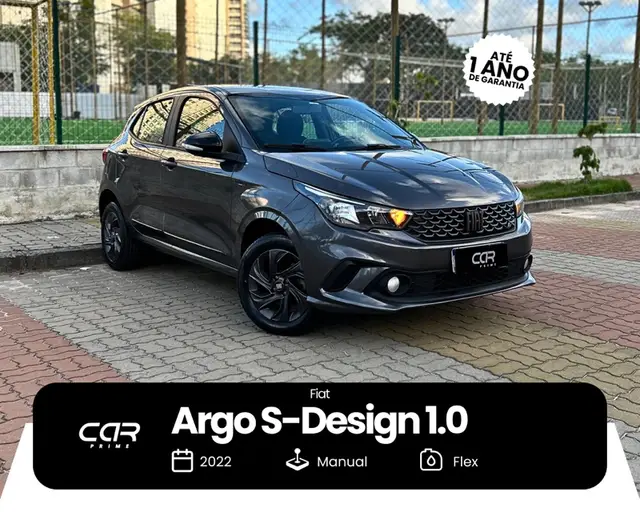 Carro Fiat Argo 2022 Drive 1.0 (Flex)