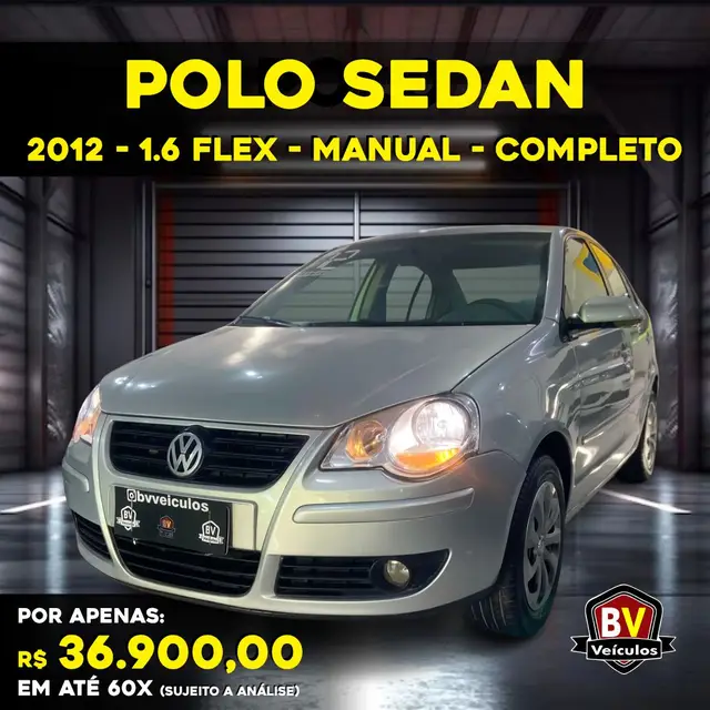 Carro Volkswagen Polo Sedan 2012 1.6 8V (Flex)