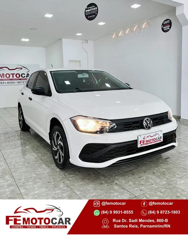 Carro Volkswagen Polo 2024 Track 1.0 Flex 12V 5p