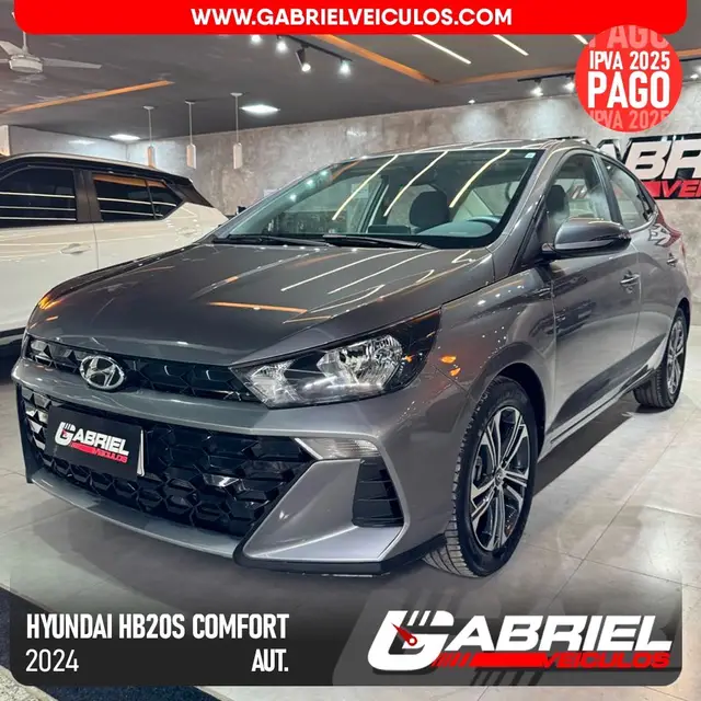 Carro Hyundai HB20S 2024 Comfort 1.0 (Flex) (Aut.)
