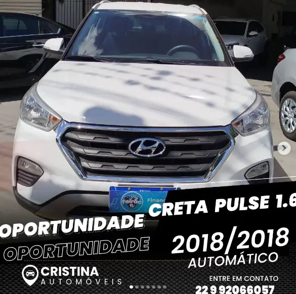 Carro Hyundai Creta 2018 Pulse 1.6 (Aut) (Flex)