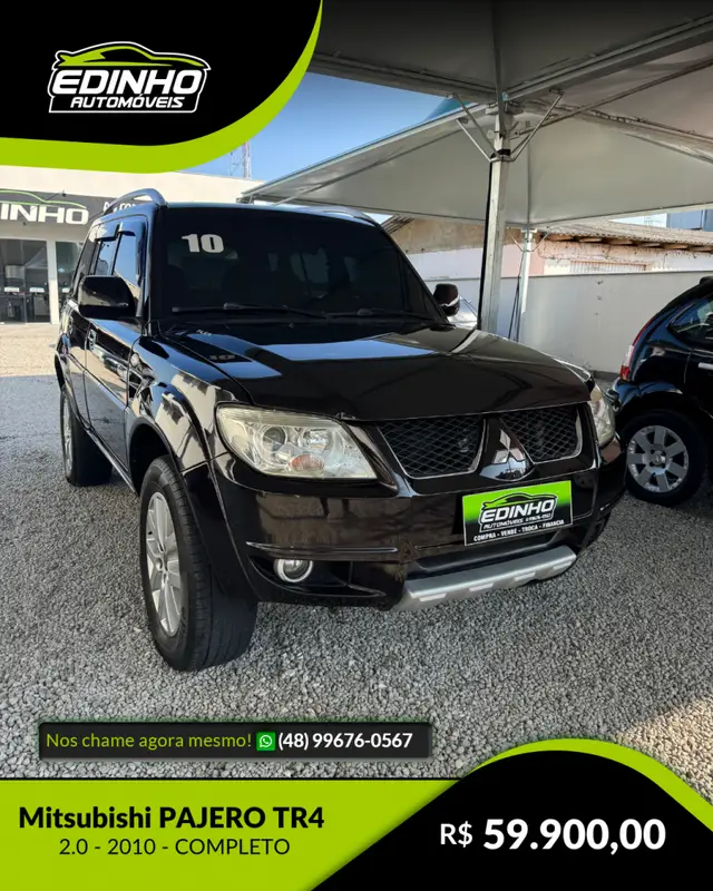 Carro Mitsubishi Pajero TR4 2010 2.0/ 2.0 Flex 16V 4x4 Mec.