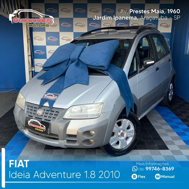 Carro Fiat Idea 2010 Adventure 1.8 (Flex)
