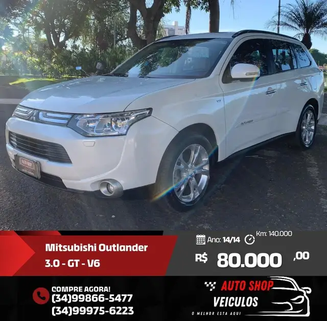 Carro Mitsubishi Outlander 2014 GT 4WD 3.0 V6 (Aut)