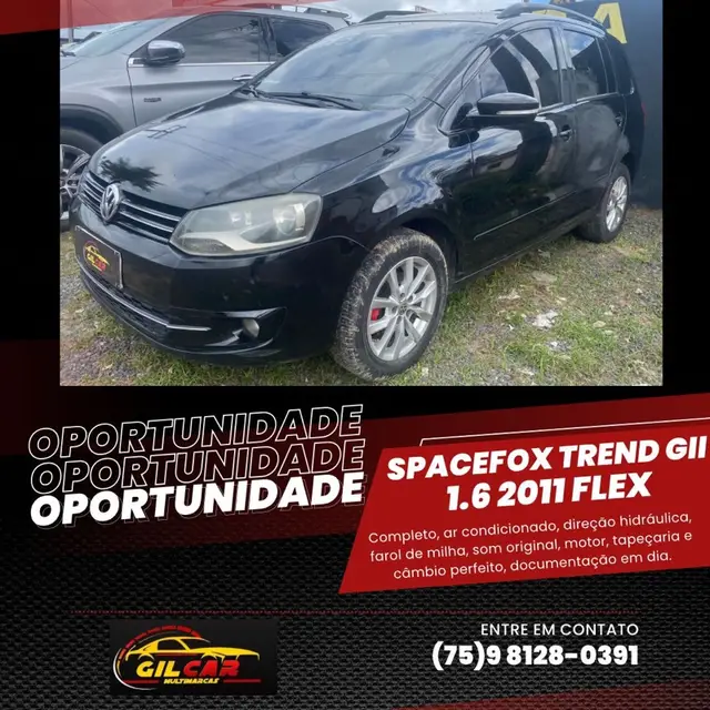 Carro Volkswagen SpaceFox 2013 1.6 8V (Flex)