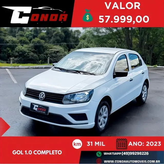 Carro Volkswagen Gol 2023 1.0 12v (Flex)