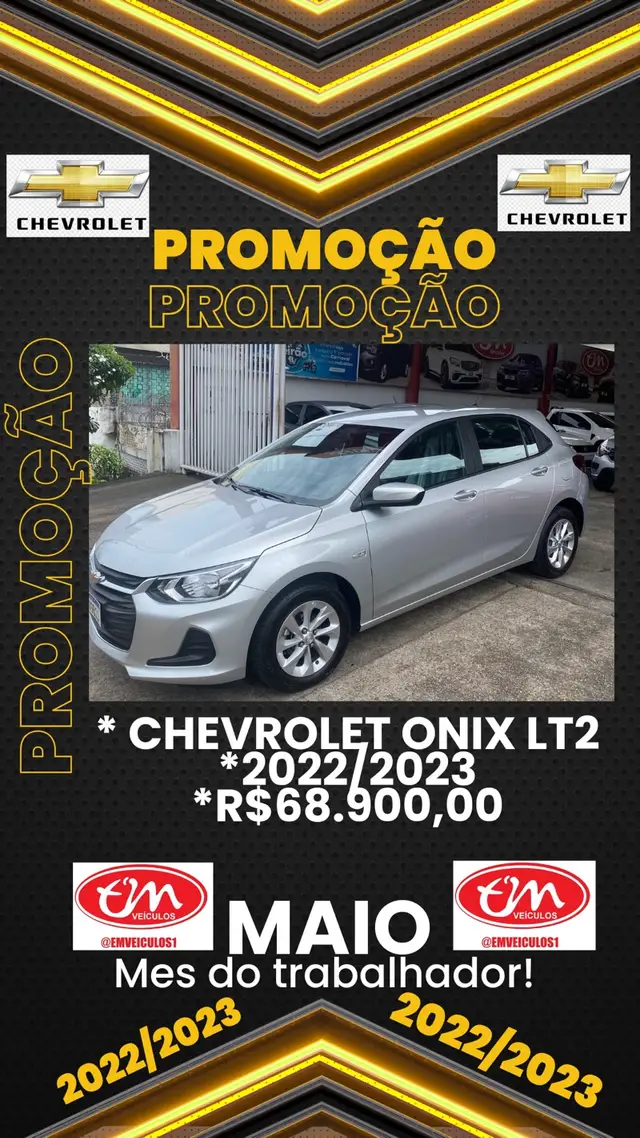 Carro Chevrolet Onix 2022 LT II 1.0 (Flex)