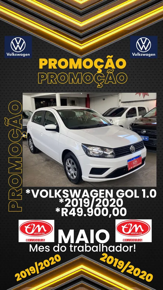 Carro Volkswagen Gol 2020 1.0 12v (Flex)